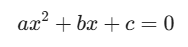 Quadratic Formula